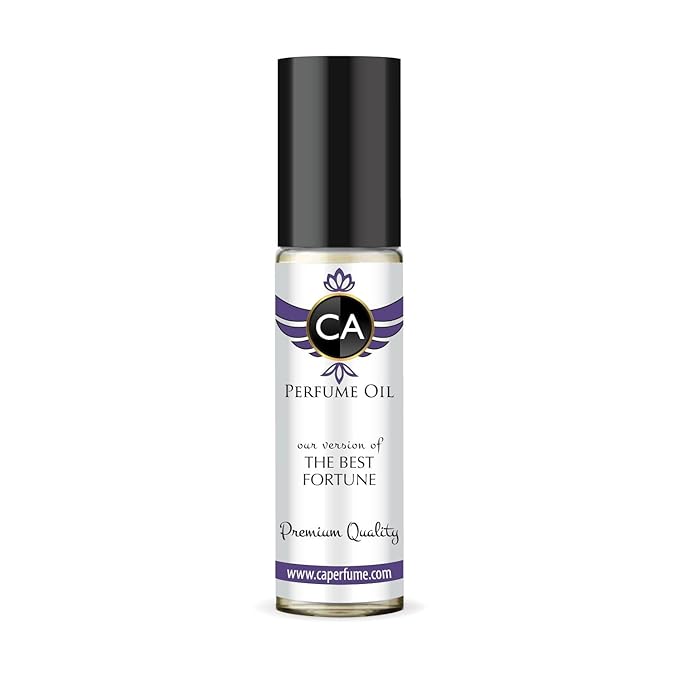 CA Perfume Impression of The Best Fortune for Women Fragrance Oil Amber Floral Scent Long Lasting Perfumes for Women Travel Size TSA Ready Mini Parfum Body Oil Roll-on 0.33 Fl Oz 10ml