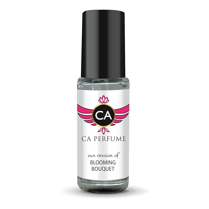 CA Perfume Impression of Blooming Bouquet for Women Perfume Oil Floral Scent Long Lasting Perfumes for Women Travel Size Mini Perfume Sample TSA Ready Body Oil Roll-on 0.14 Fl Oz 4ml