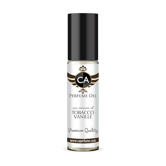 CA Perfume Impression of Tobacco Vanille for Men Fragrance Oil Amber Spicy Scent Long Lasting Cologne for Men Travel Size TSA Ready Mini Parfum Body Oil Roll-on 0.33 Fl Oz 10ml