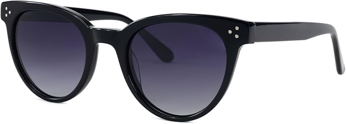 Trendy Round Polarized Women's Sunglasses UV 400 Protection CO1019S