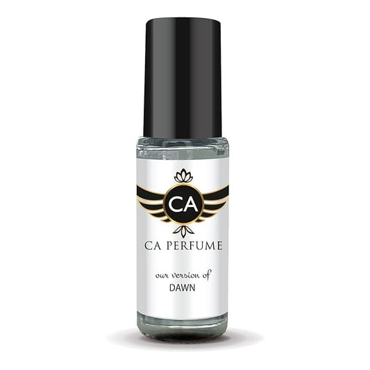 CA Perfume Impression of Dawn Unisex Perfume Oil Amber Woody Scent Long Lasting Fragrance for Women and Men Travel Size Mini Perfume Sample TSA Ready Body Oil Roll-on 0.14 Fl Oz 4ml