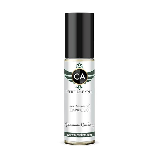CA Perfume Originals Dark Oud for Men Fragrance Oil Woody Scent Long Lasting Cologne for Men Travel Size TSA Ready Mini Parfum Body Oil Roll-on 0.33 Fl Oz 10ml