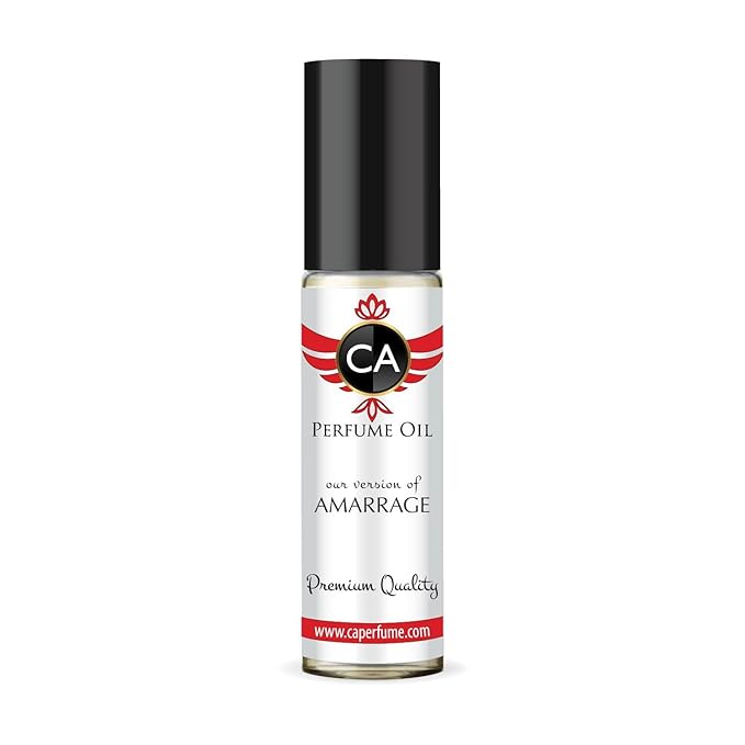 CA Perfume Impression of Amarrage for Women Fragrance Oil Floral Scent Long Lasting Perfumes for Women Travel Size TSA Ready Mini Parfum Body Oil Roll-on 0.33 Fl Oz 10ml