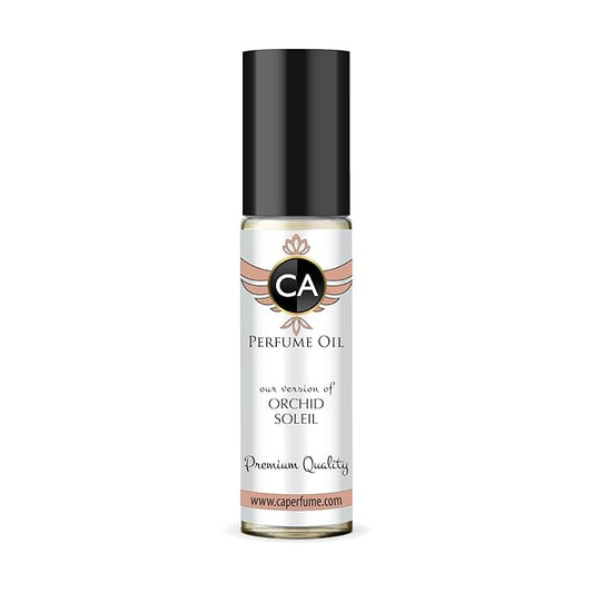 CA Perfume Impression of Orchid Soleil for Women Fragrance Oil Amber Floral Scent Long Lasting Perfumes for Women Travel Size TSA Ready Mini Parfum Body Oil Roll-on 0.33 Fl Oz 10ml