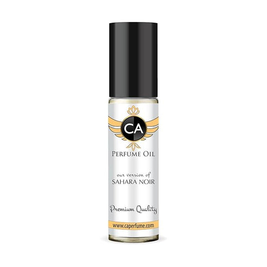 CA Perfume Impression of Sahara Noir for Women Fragrance Oil Amber Floral Scent Long Lasting Perfumes for Women Travel Size TSA Ready Mini Parfum Body Oil Roll-on 0.33 Fl Oz 10ml