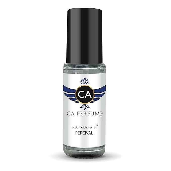 CA Perfume Impression of Percival Unisex Perfume Oil Citrus Aromatic Scent Long Lasting Fragrance for Women and Men Travel Size Mini Perfume Sample TSA Ready Body Oil Roll-on 0.14 Fl Oz 4ml