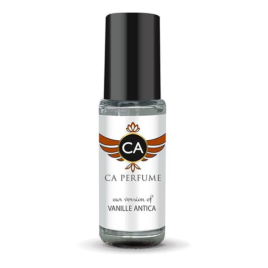 CA Perfume Impression of Vanille Antica Unisex Fragrance Oil Oriental Woody Scent Long Lasting Perfumes for Women & Men Travel Size TSA Ready Mini Parfum Body Oil Roll-on 0.14 Fl Oz 4ml