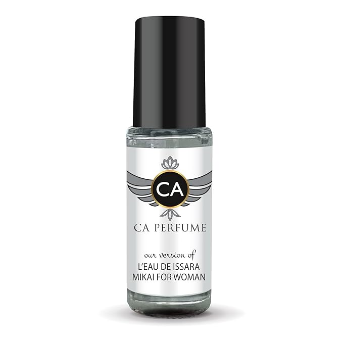 CA Perfume Impression of L'eau De Miyake For Woman for Women Fragrance Oil Floral Scent Long Lasting Perfumes for Women Travel Size TSA Ready Mini Parfum Body Oil Roll-on 0.14 Fl Oz 4ml
