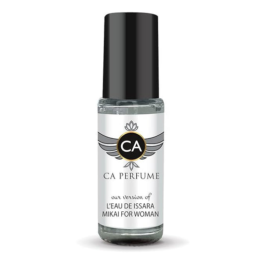 CA Perfume Impression of L'eau De Miyake For Woman for Women Fragrance Oil Floral Scent Long Lasting Perfumes for Women Travel Size TSA Ready Mini Parfum Body Oil Roll-on 0.14 Fl Oz 4ml