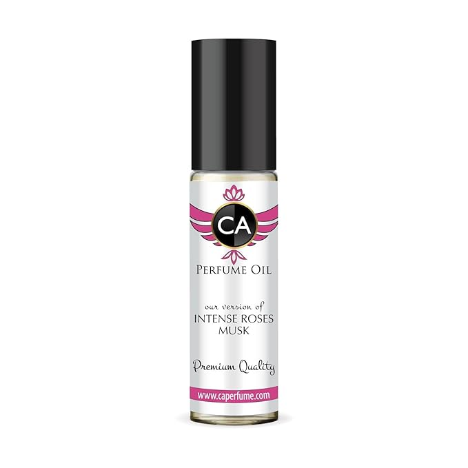 CA Perfume Impression of Intense Roses Musk for Women Fragrance Oil Floral Scent Long Lasting Perfumes for Women Travel Size TSA Ready Mini Parfum Body Oil Roll-on 0.33 Fl Oz 10ml