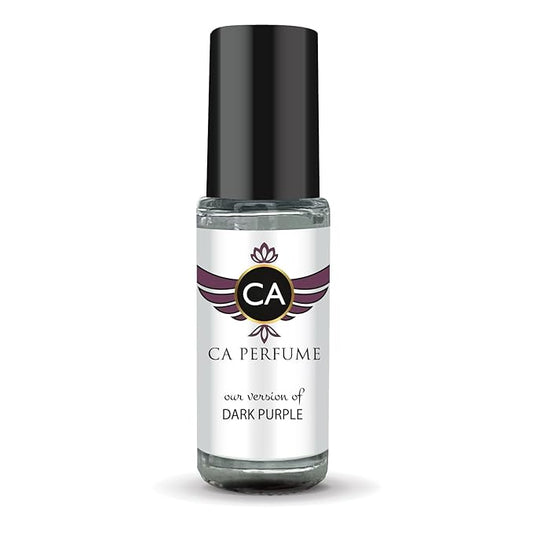 CA Perfume Impression of Dark Purple for Women Perfume Oil Amber Floral Scent Long Lasting Perfumes for Women Travel Size Mini Perfume Sample TSA Ready Body Oil Roll-on 0.14 Fl Oz 4ml