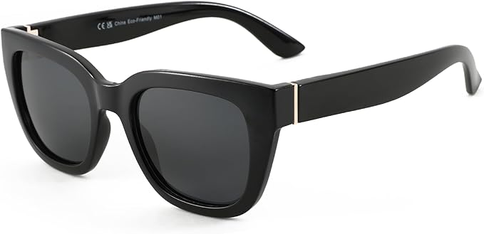 ZENOTTIC Retro Square Polarized Sunglasses for Women Vintage Sun Glasses UV400 Protection Trendy Shades Fashion Style