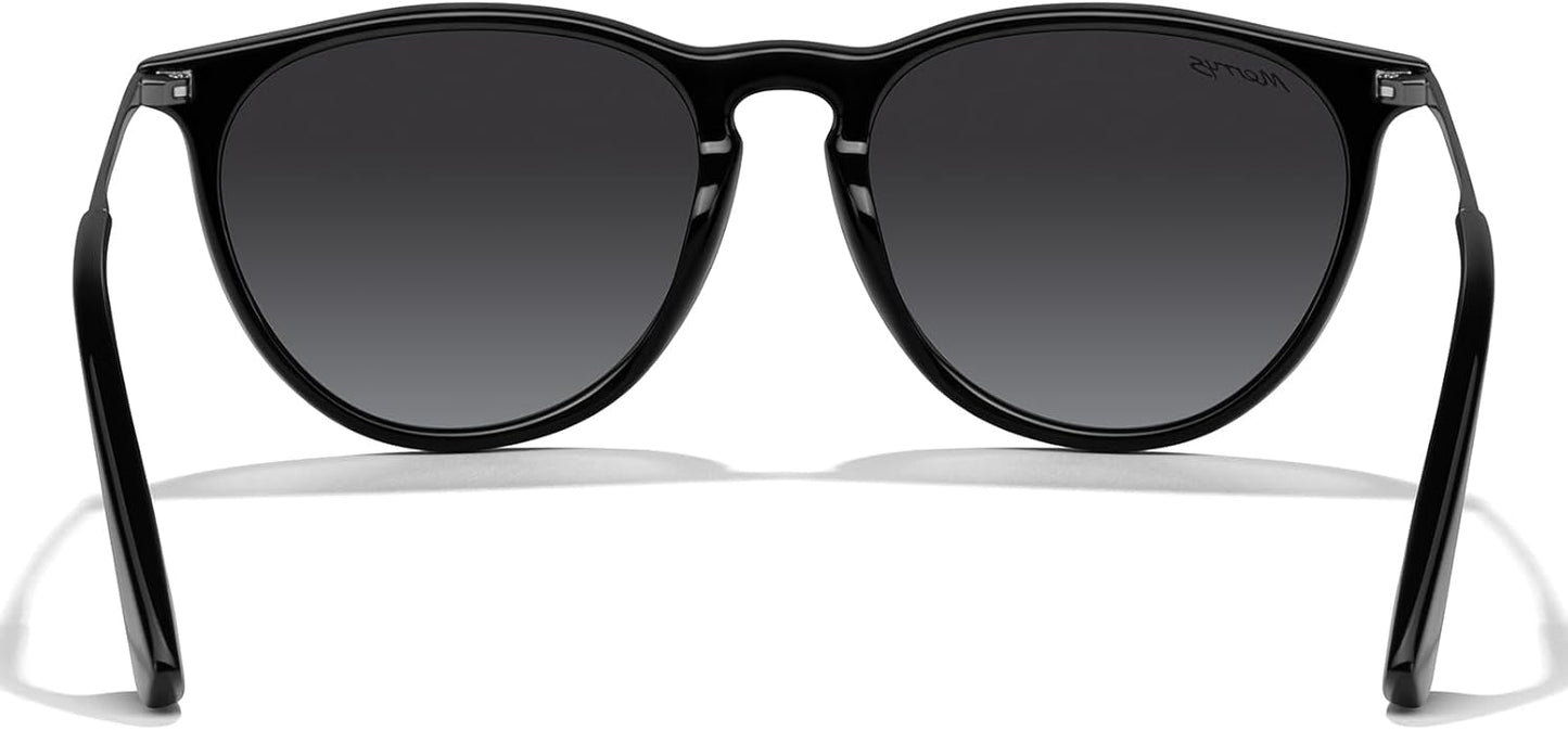 MERRY'S Vintage Polarized Sunglasses for Women Men Retro Round Mirrored Lens Sun glasses UV400