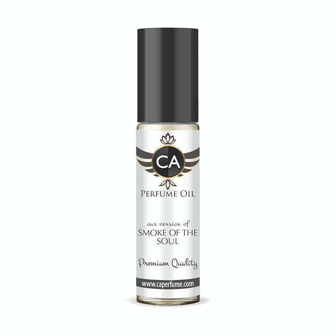 CA Perfume Impression of Smoke Of The Soul Unisex Fragrance Oil Woody Aromatic Scent Long Lasting Perfumes for Women & Men Travel Size TSA Ready Mini Parfum Body Oil Roll-on 0.33 Fl Oz 10ml