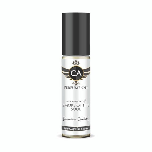 CA Perfume Impression of Smoke Of The Soul Unisex Fragrance Oil Woody Aromatic Scent Long Lasting Perfumes for Women & Men Travel Size TSA Ready Mini Parfum Body Oil Roll-on 0.33 Fl Oz 10ml
