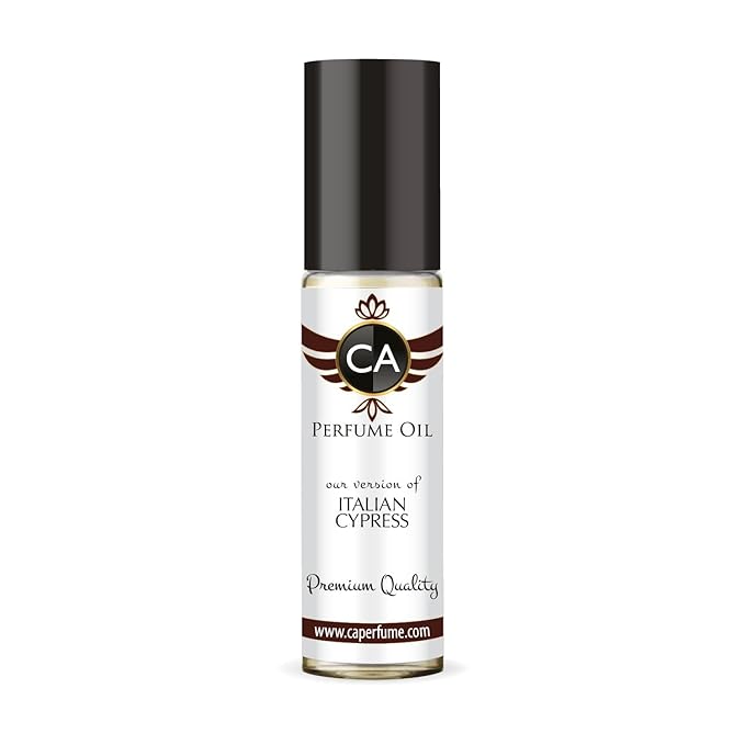 CA Perfume Impression of Italian Cypress Unisex Fragrance Oil Woody Chypre Scent Long Lasting Perfumes for Women & Men Travel Size TSA Ready Mini Parfum Body Oil Roll-on 0.33 Fl Oz 10ml