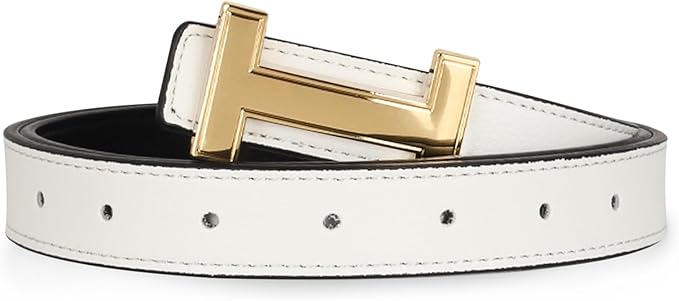 Relang Women's Belts with Gold Buckle, Fashion Waist Band, Elegant Ladies' Belt, Gift for Women