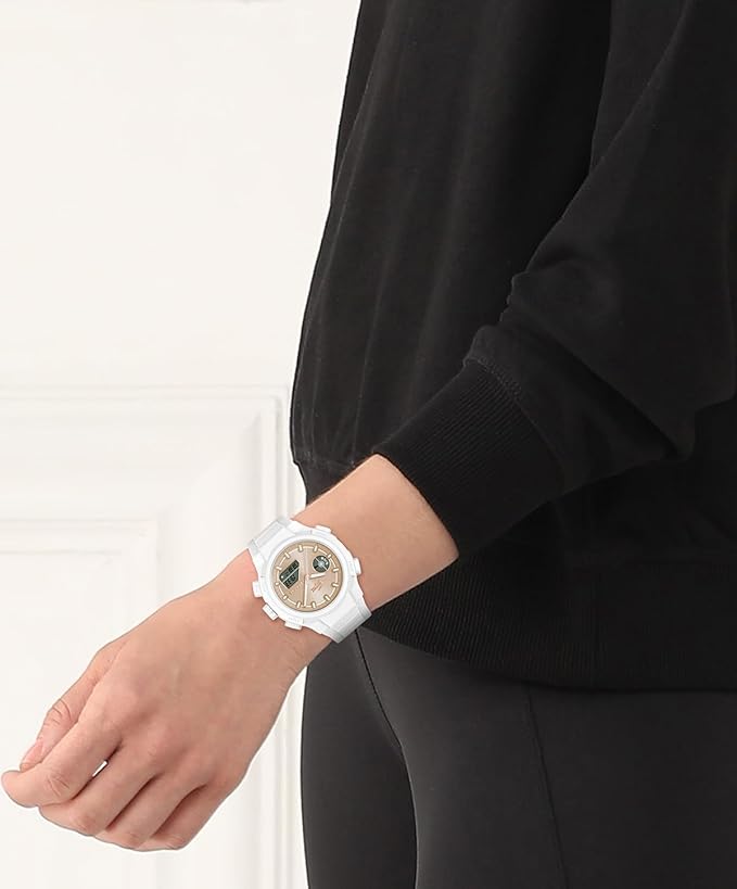 Lacoste LC33 Women's Analog Digital Watch, Silicone Strap, Contemporary, Sporty - Premium Fashion Timepiece - Gift for Her, 40mm