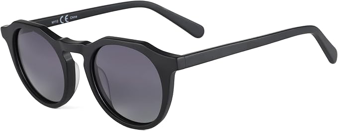 ZENOTTIC Vintage Round Polarized Sunglasses for Men Women UV400 Protection
