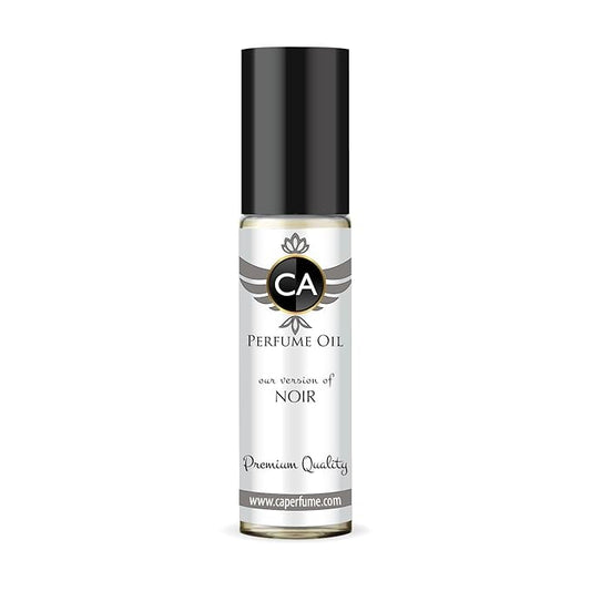 CA Perfume Impression of Noir Unisex Fragrance Oil Aromatic Scent Long Lasting Perfumes for Women & Men Travel Size TSA Ready Mini Parfum Body Oil Roll-on 0.33 Fl Oz 10ml