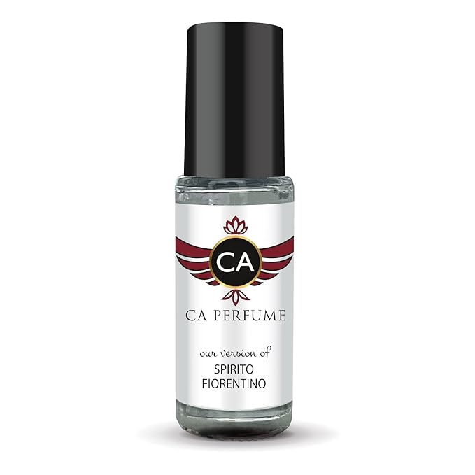 CA Perfume Impression of Spirito Fiorentino Unisex Fragrance Oil Floral Woody Musk Scent Long Lasting Perfumes for Women & Men Travel Size TSA Ready Mini Parfum Body Oil Roll-on 0.14 Fl Oz 4ml