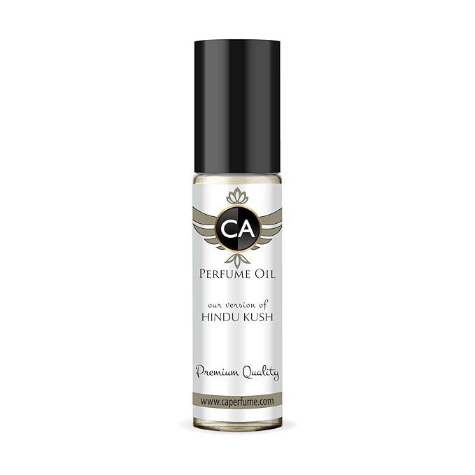 CA Perfume Impression of Hindu Kush Unisex Fragrance Oil Amber Woody Scent Long Lasting Perfumes for Women & Men Travel Size TSA Ready Mini Parfum Body Oil Roll-on 0.33 Fl Oz 10ml