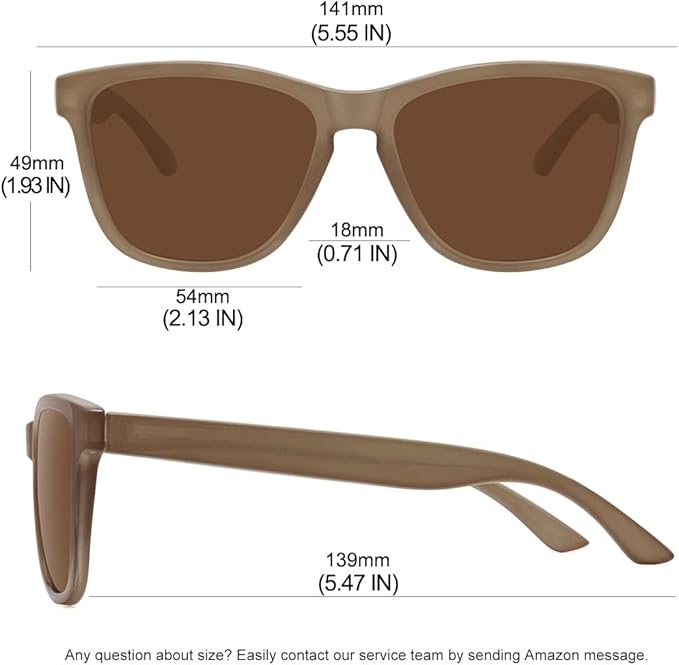 MEETSUN Polarized Sunglasses for Women Men Trendy Classic Retro Designer Style