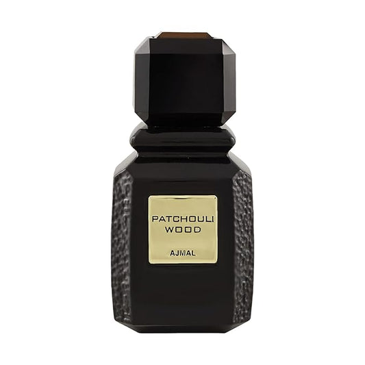 Ajmal Patchouli Wood Eau De Parfum Men 3.4 Oz / 100 ML Perfume For Men | Long Lasting Spicy Woody Fragrance - Made In Dubai