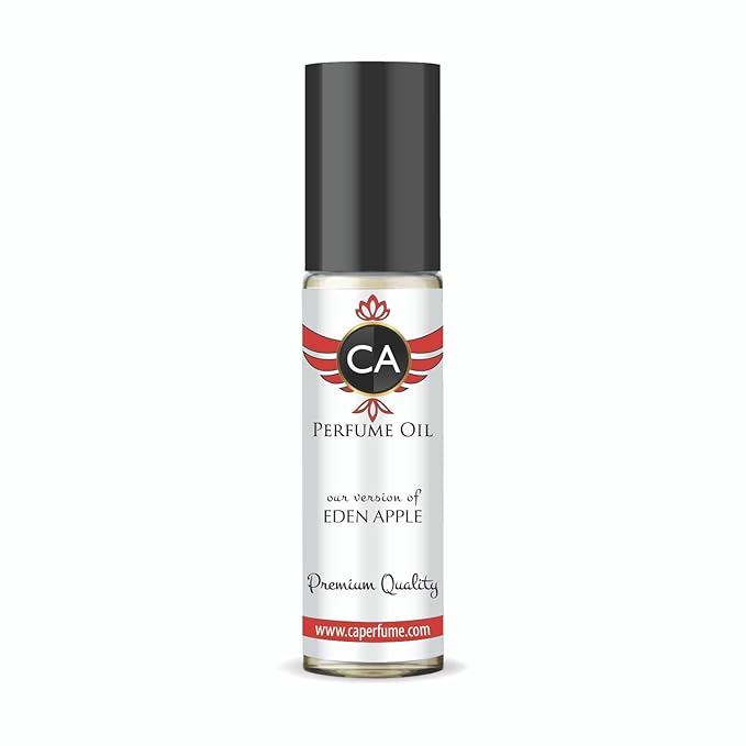 CA Perfume Impression of Eden Apple Unisex Fragrance Oil Floral Fruity Scent Long Lasting Perfumes for Women & Men Travel Size TSA Ready Mini Parfum Body Oil Roll-on 0.33 Fl Oz 10ml