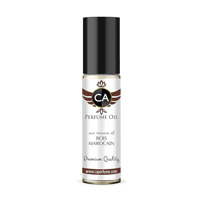 CA Perfume Impression of Bois Marocain Unisex Fragrance Oil Woody Spicy Scent Long Lasting Perfumes for Women & Men Travel Size TSA Ready Mini Parfum Body Oil Roll-on 0.33 Fl Oz 10ml