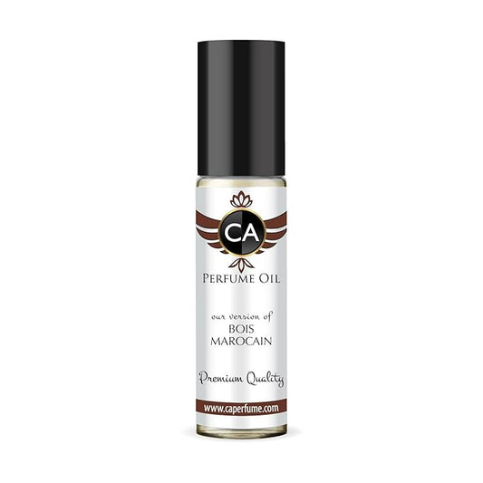 CA Perfume Impression of Bois Marocain Unisex Fragrance Oil Woody Spicy Scent Long Lasting Perfumes for Women & Men Travel Size TSA Ready Mini Parfum Body Oil Roll-on 0.33 Fl Oz 10ml
