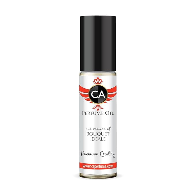 CA Perfume Impression of 1888 Bouquet Ideale for Women Fragrance Oil Amber Woody Scent Long Lasting Perfumes for Women Travel Size TSA Ready Mini Parfum Body Oil Roll-on 0.33 Fl Oz 10ml
