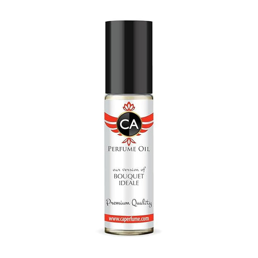 CA Perfume Impression of 1888 Bouquet Ideale for Women Fragrance Oil Amber Woody Scent Long Lasting Perfumes for Women Travel Size TSA Ready Mini Parfum Body Oil Roll-on 0.33 Fl Oz 10ml
