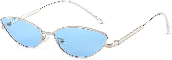 FEISEDY Fashion Designer Sunglasses Retro Small Petals Shape Arc Temple Design B2298