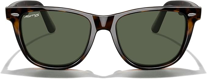 MERRY'S Classic Square Shape Polarized Sunglasses for Womens Mens Retro Designer UV400 Sun Glasses S6140