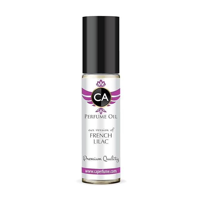 CA Perfume Impression of French Lilac Unisex Eau De Parfum Floral Scent Long Lasting Unisex Fragrance Travel Size TSA Ready for Day and Night Wear 0.33 Fl Oz 10ml