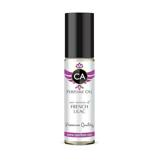 CA Perfume Impression of French Lilac Unisex Eau De Parfum Floral Scent Long Lasting Unisex Fragrance Travel Size TSA Ready for Day and Night Wear 0.33 Fl Oz 10ml
