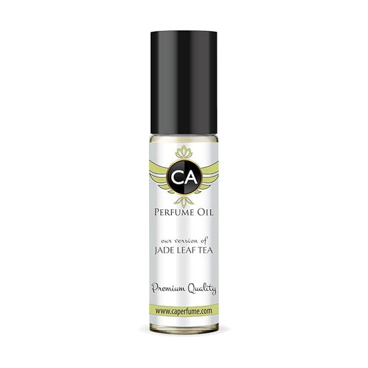 CA Perfume Impression of Jade Leaf Tea Unisex Fragrance Oil Aromatic Scent Long Lasting Perfumes for Women & Men Travel Size TSA Ready Mini Parfum Body Oil Roll-on 0.33 Fl Oz 10ml
