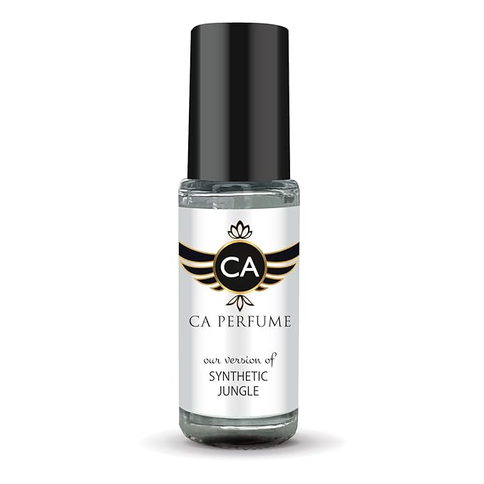 CA Perfume Impression of Synthetic Jungle Unisex Perfume Oil Chypre Scent Long Lasting Fragrance for Women and Men Travel Size Mini Perfume Sample TSA Ready Body Oil Roll-on 0.14 Fl Oz 4ml