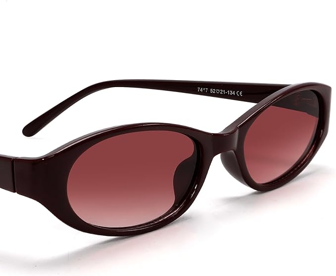 Retro Oval Sunglasses for Women 2026 90s Small Chic Cat Eye Sun Glasses Sunnies Lightweight Shades