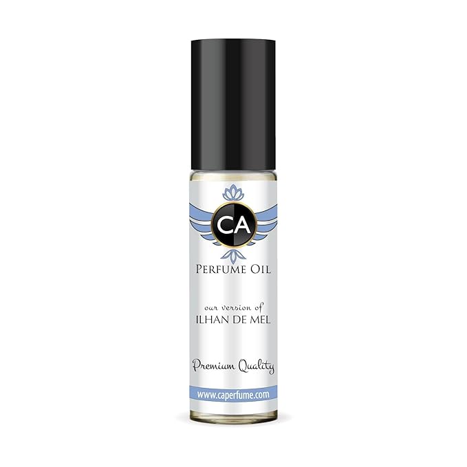 CA Perfume Impression of Ilhan De Mel Unisex Fragrance Oil Floral Scent Long Lasting Perfumes for Women & Men Travel Size TSA Ready Mini Parfum Body Oil Roll-on 0.33 Fl Oz 10ml