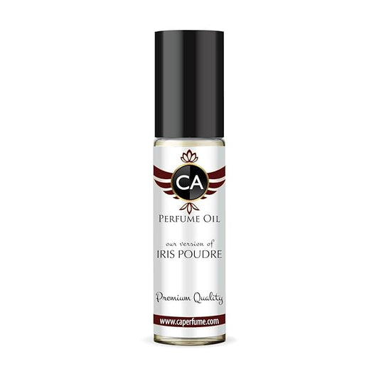 CA Perfume Impression of Iris Poudre for Women Fragrance Oil Floral Aldehyde Scent Long Lasting Perfumes for Women Travel Size TSA Ready Mini Parfum Body Oil Roll-on 0.33 Fl Oz 10ml