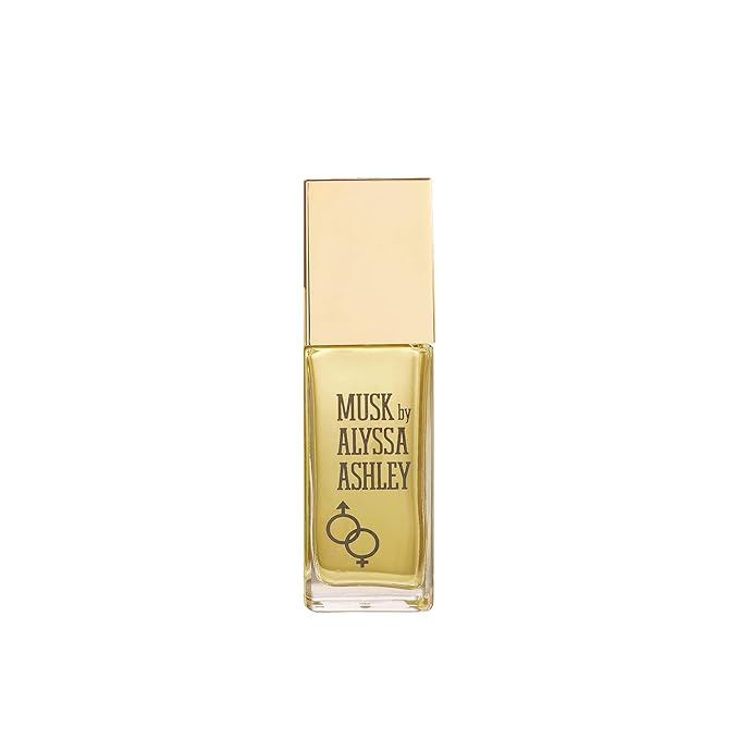 Alyssa Ashley Musk - Perfume for Men and Women with Citrus and Sicilian Bergamot - Long Lasting - Womens Fragrances - 1.7 oz EDT Spray