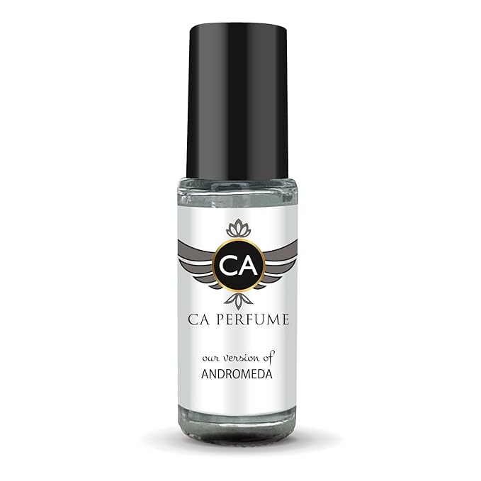 CA Perfume Impression of Andromeda Unisex Perfume Oil Amber Floral Scent Long Lasting Fragrance for Women and Men Travel Size Mini Perfume Sample TSA Ready Body Oil Roll-on 0.14 Fl Oz 4ml