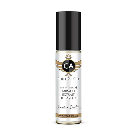 CA Perfume Impression of Mirach Extrait De Parfum Unisex Fragrance Oil Vanilla Scent Long Lasting Perfumes for Women & Men Travel Size TSA Ready Mini Parfum Body Oil Roll-on 0.33 Fl Oz 10ml
