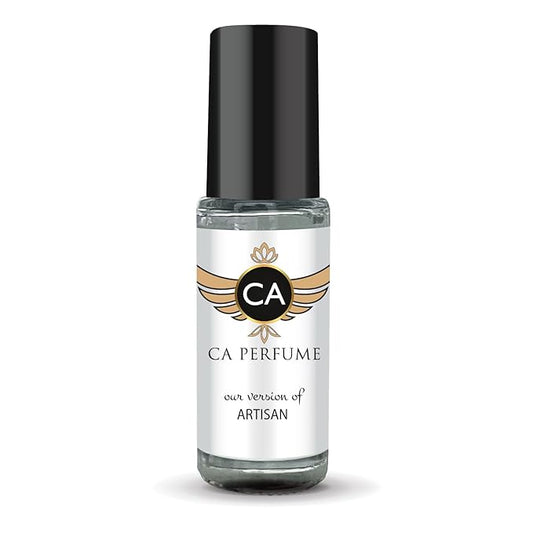 CA Perfume Impression of Artisan for Men Perfume Oil Citrus Aromatic Scent Long Lasting Cologne for Men Travel Size Mini Perfume Sample TSA Ready Body Oil Roll-on 0.14 Fl Oz 4ml