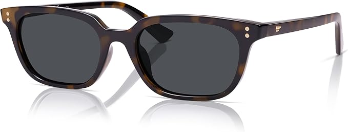 VANLINKER Polarized Trendy Small Slim Skinny Square Cat Eye Sunglasses for Women Men Retro Shades VL9862