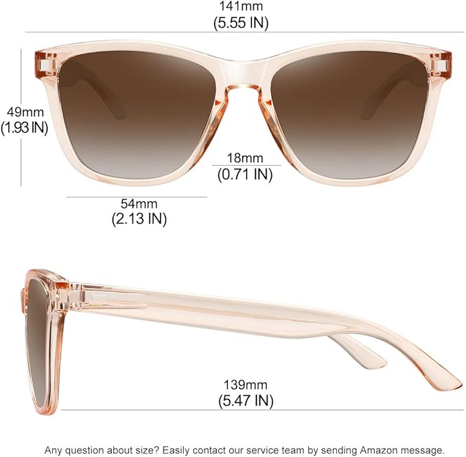 MEETSUN Polarized Sunglasses for Women Men Trendy Classic Retro Designer Style