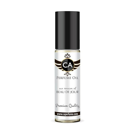 CA Perfume Impression of Beau De Jour for Men Fragrance Oil Aromatic Fougere Scent Long Lasting Cologne for Men Travel Size TSA Ready Mini Parfum Body Oil Roll-on 0.33 Fl Oz 10ml