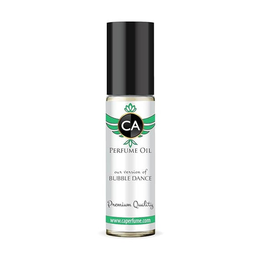 CA Perfume Originals Bubble Dance Unisex Fragrance Oil Gourmand Scent Long Lasting Perfumes for Women & Men Travel Size TSA Ready Mini Parfum Body Oil Roll-on 0.33 Fl Oz 10ml
